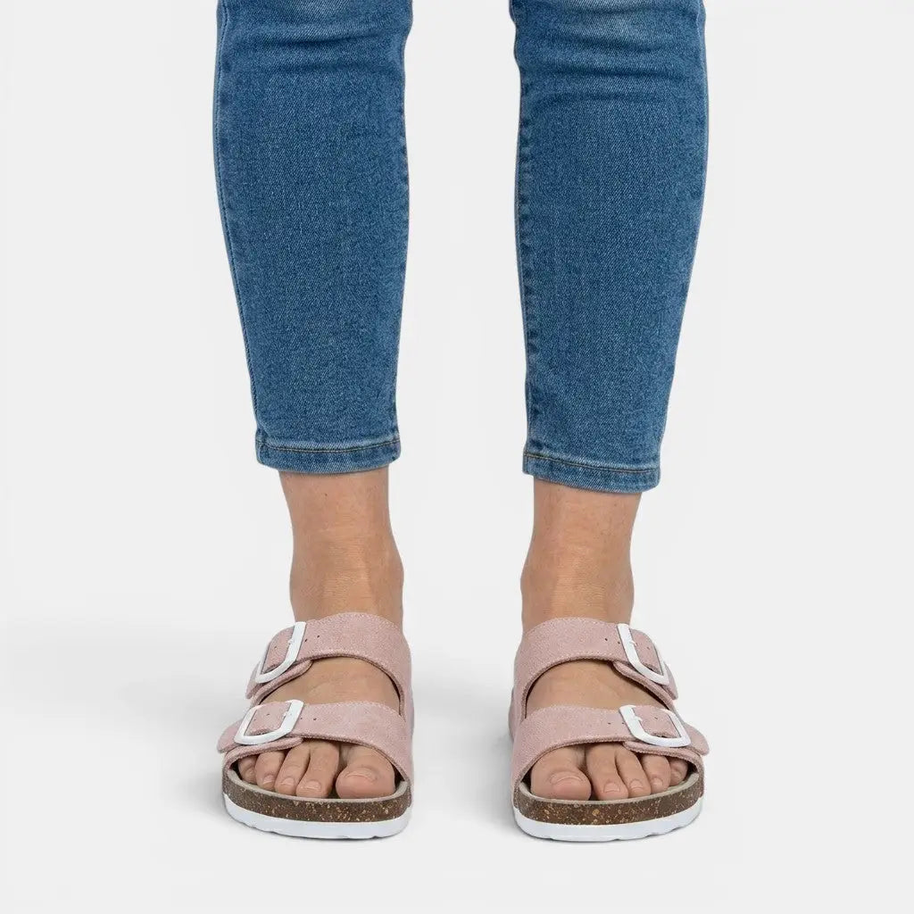 Corkbed — Cork Footbed Sandals With Comfortable Open-Toe Orthopedic Design