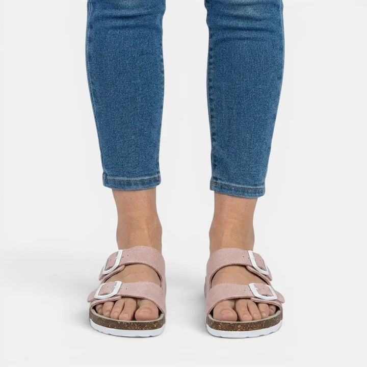 Corkbed — Cork Footbed Sandals With Comfortable Open-Toe Orthopedic Design