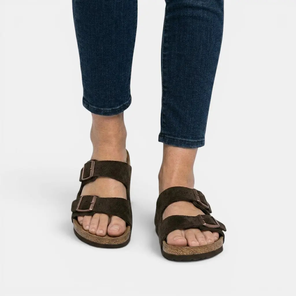 Corkbed — Cork Footbed Sandals With Comfortable Open-Toe Orthopedic Design