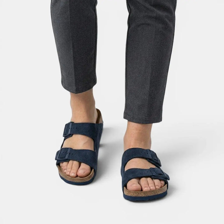 Corkbed — Cork Footbed Sandals With Comfortable Open-Toe Orthopedic Design