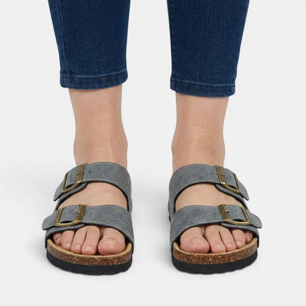 Corkbed — Cork Footbed Sandals With Comfortable Open-Toe Orthopedic Design