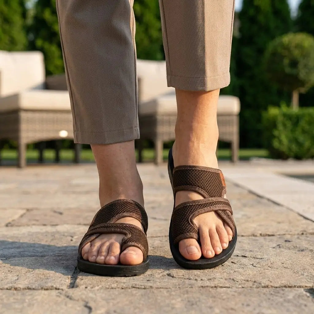 Supportstyle — Cushioned Orthopedic Sandals With Stylish Supportive Summer Design