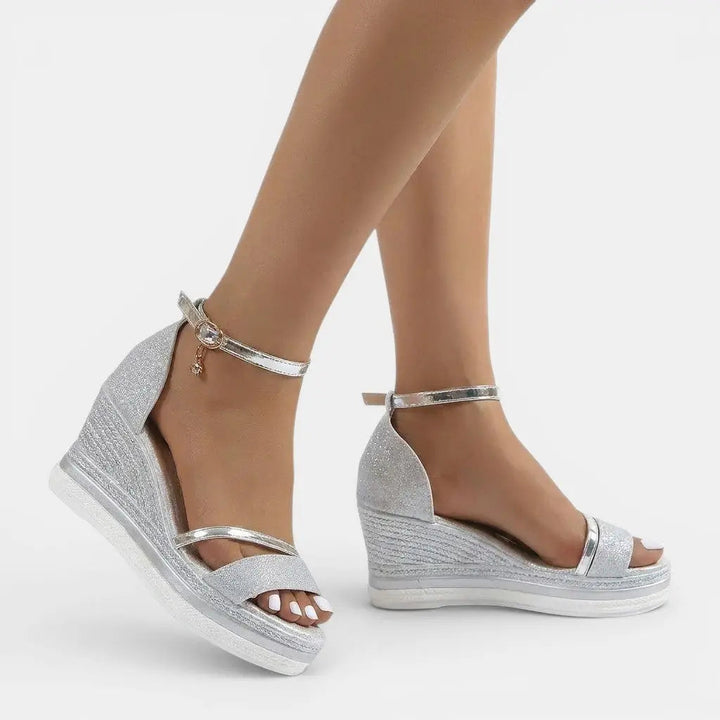 Supportiva — Cushioned Synthetic Sandals With Elegant Supportive Summer Design