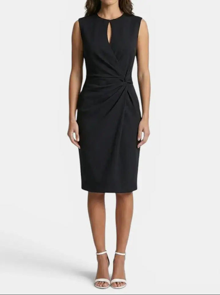 Veronique — Elegant Black Cocktail Dress For Flattering Versatile Evening Wear
