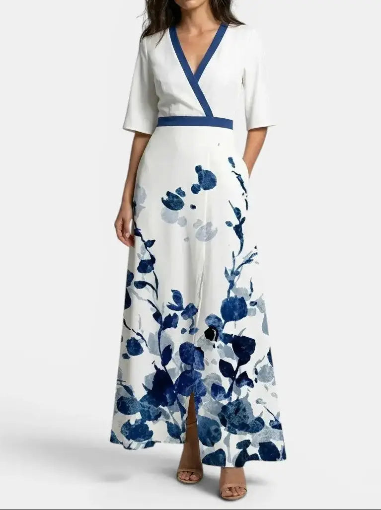 Genevieve — Elegant Fabric Maxi Dress With Graceful Timeless Evening Design