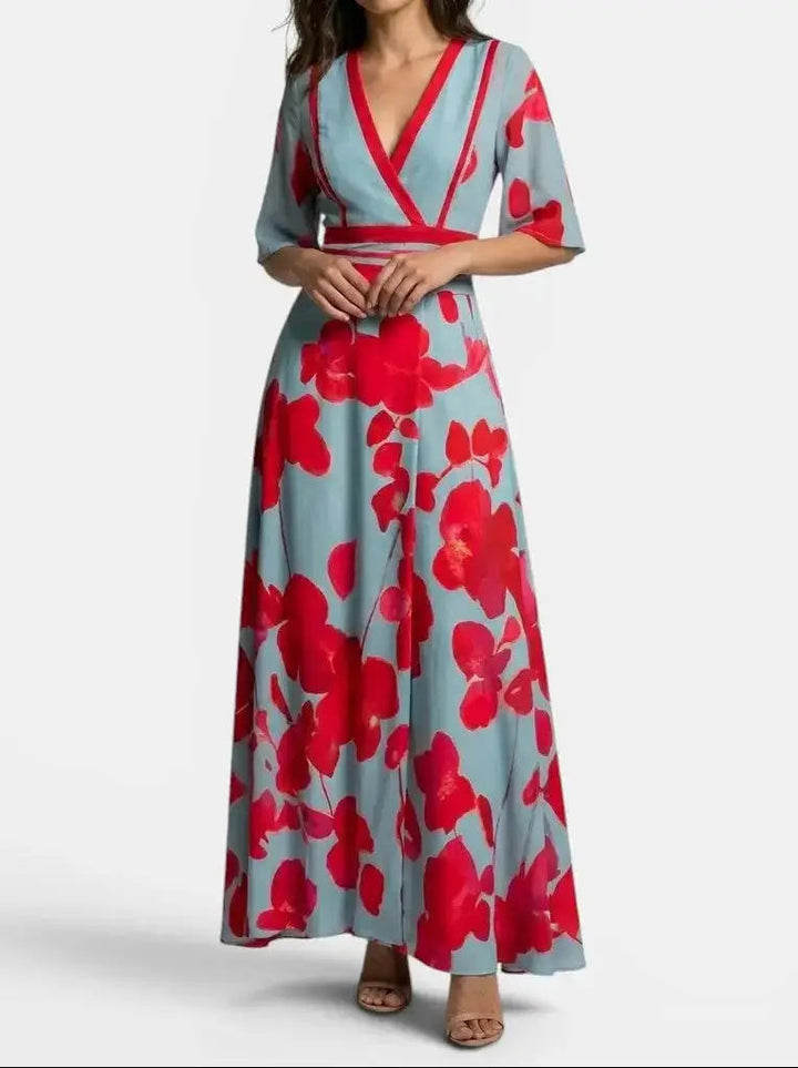 Genevieve — Elegant Fabric Maxi Dress With Graceful Timeless Evening Design