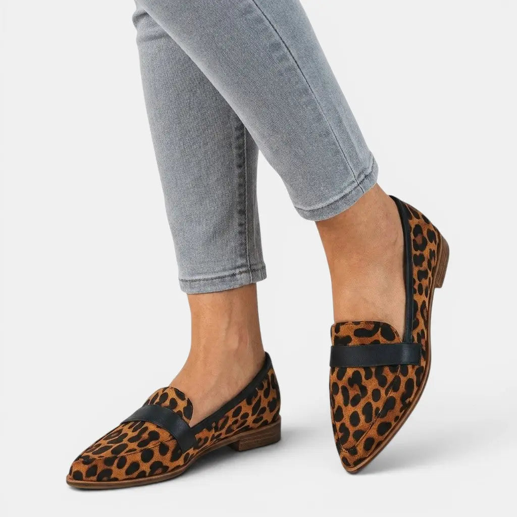 Pennyblack — Elegant Leather Loafers With Chic Black Penny Everyday Design