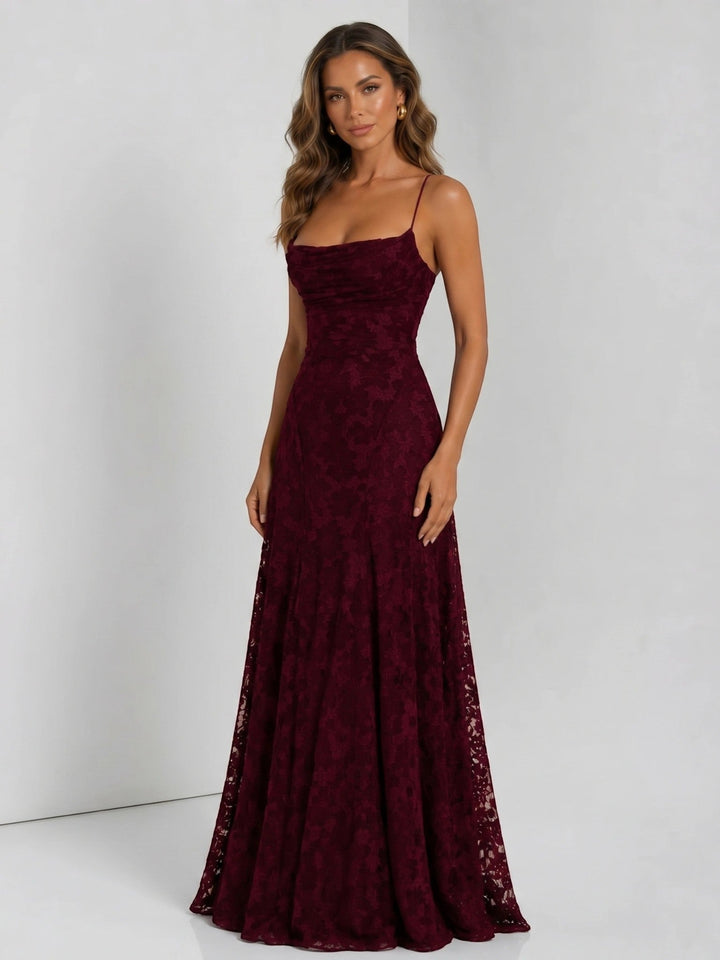 Genevieve — Floral Print Maxi Dress For Elegant Flowing Summer Wear