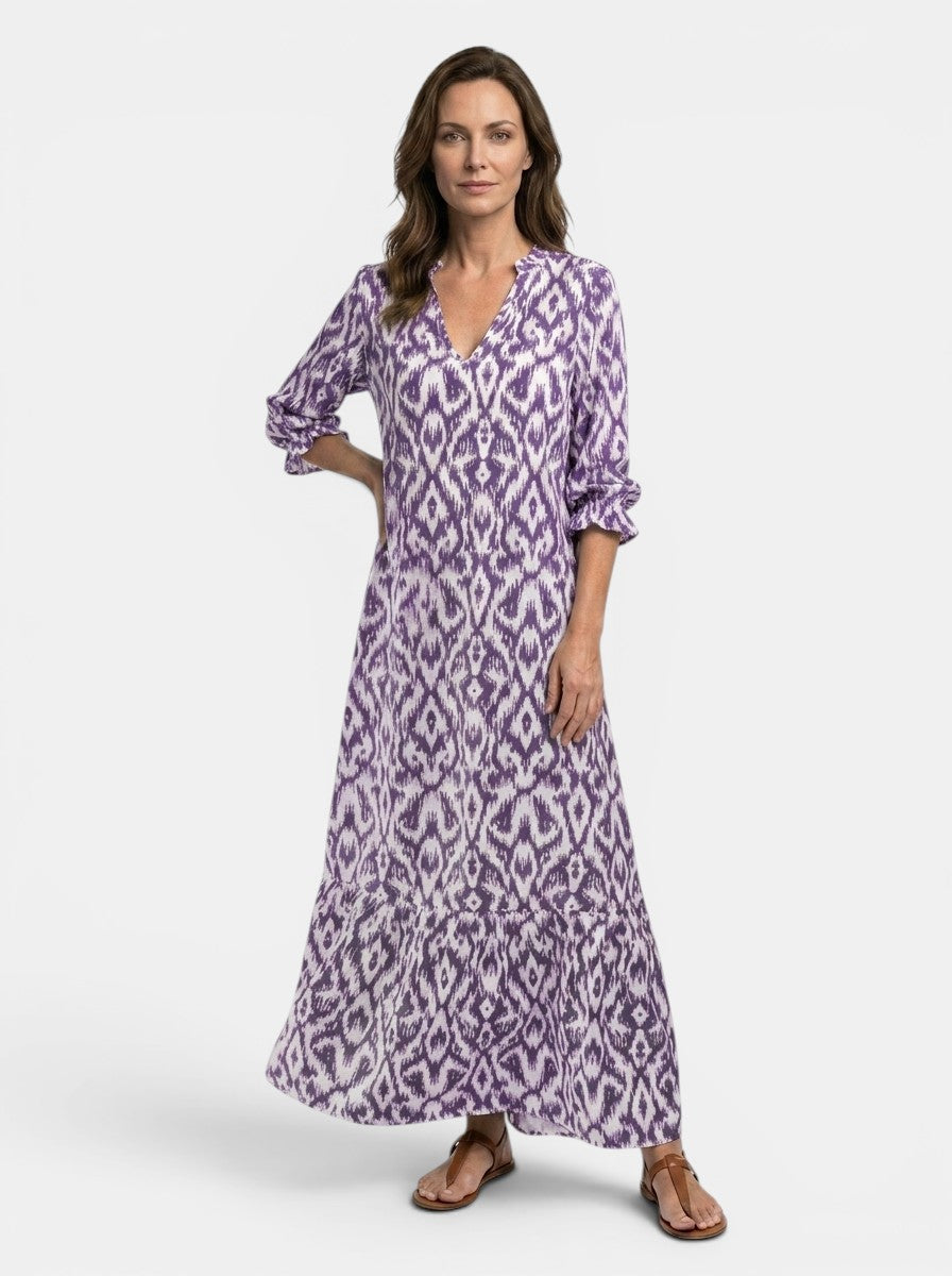 Marcellina — Flowing Viscose Maxi Dress With Elegant Relaxed Summer Style