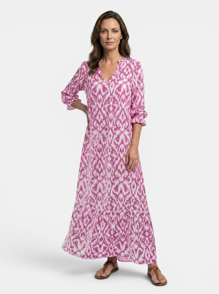 Marcellina — Flowing Viscose Maxi Dress With Elegant Relaxed Summer Style