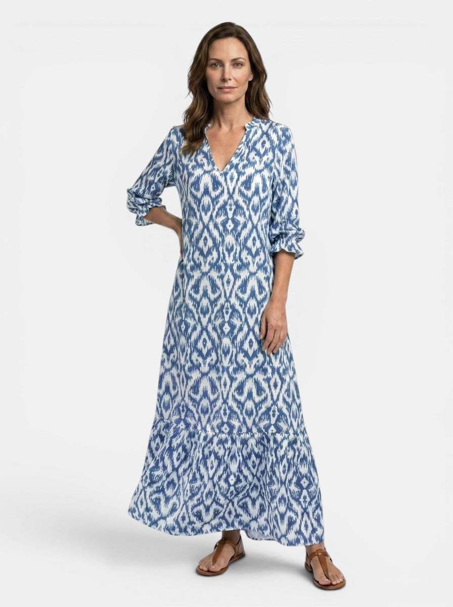Marcellina — Flowing Viscose Maxi Dress With Elegant Relaxed Summer Style