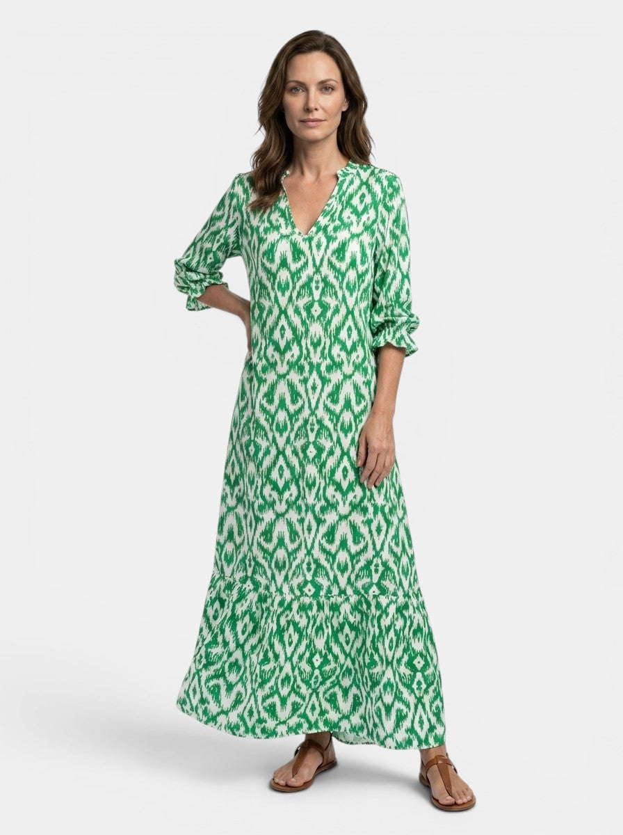 Marcellina — Flowing Viscose Maxi Dress With Elegant Relaxed Summer Style