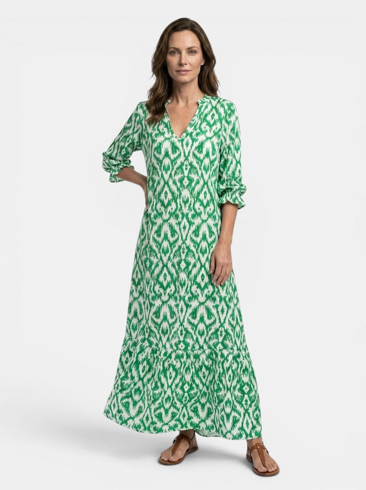 Marcellina — Flowing Viscose Maxi Dress With Elegant Relaxed Summer Style