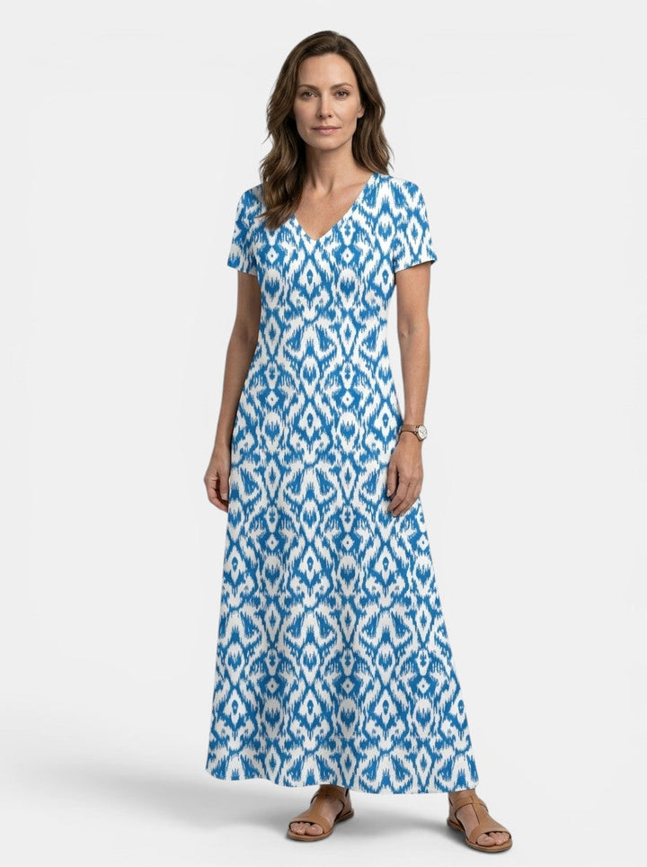 Marcellina — Flowing Viscose Maxi Dress With Elegant Relaxed Summer Style
