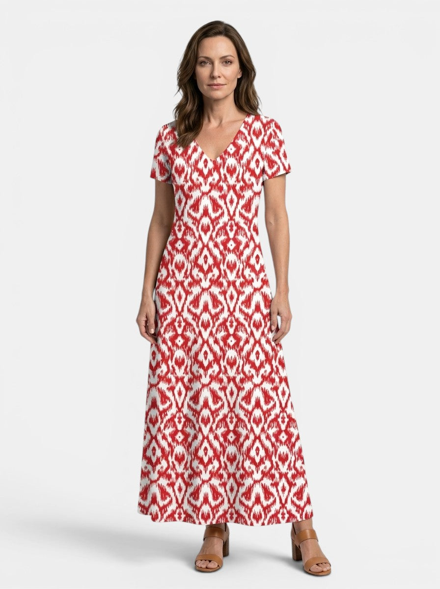 Marcellina — Flowing Viscose Maxi Dress With Elegant Relaxed Summer Style