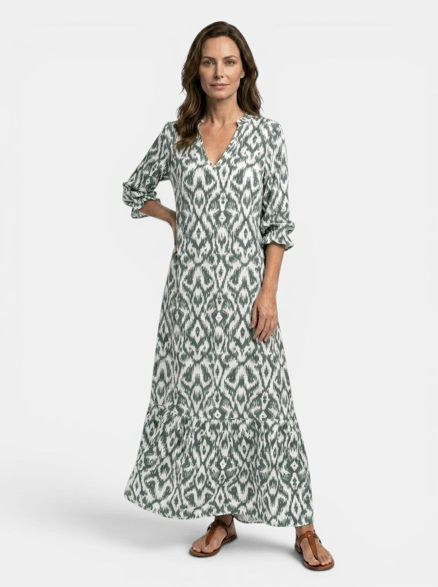 Marcellina — Flowing Viscose Maxi Dress With Elegant Relaxed Summer Style