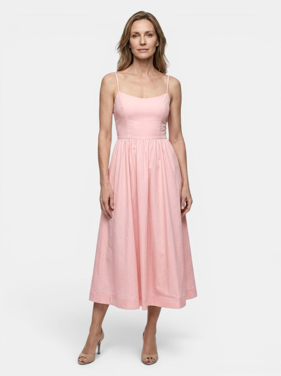 Theodosia — Lightweight Cotton Maxi Dress With Elegant Sleeveless Summer Formal Design