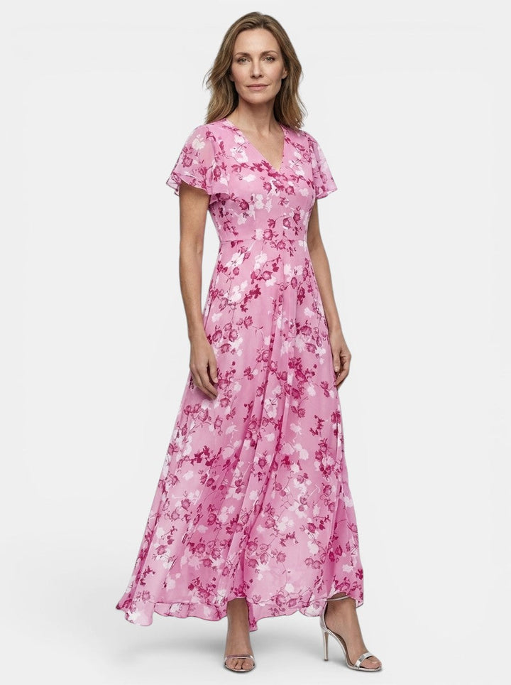 Florentyna — Lightweight Floral Maxi Dress For Elegant Flowing Summer Style