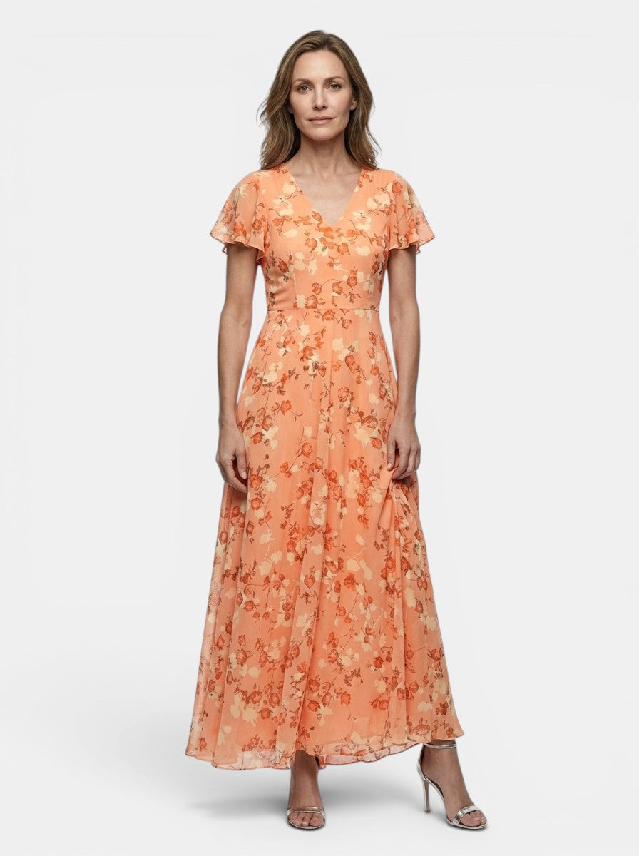 Florentyna — Lightweight Floral Maxi Dress For Elegant Flowing Summer Style