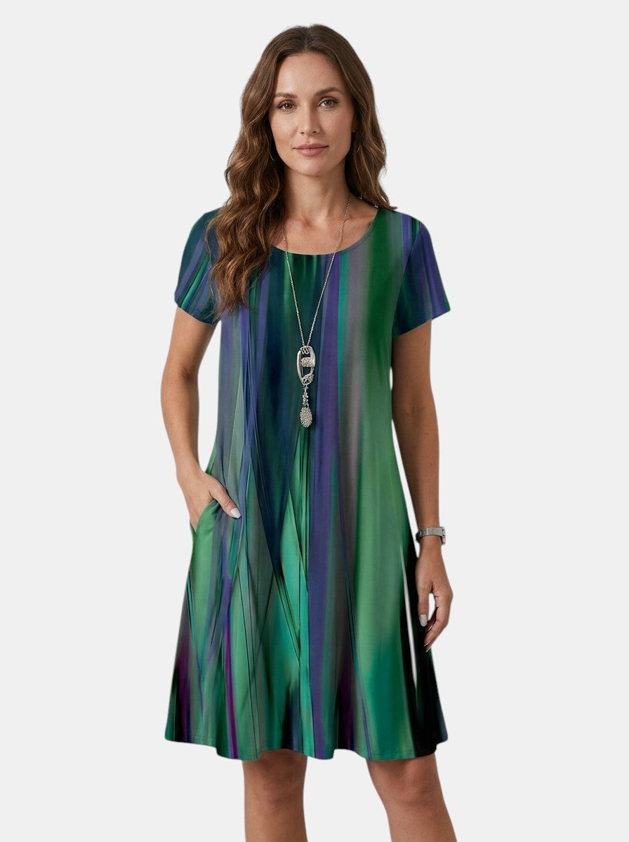 Esperanza — Lightweight Rayon Summer Dress With Flowing Relaxed Casual Style