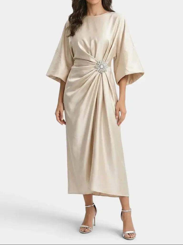 Celestine — Luxurious Shine Maxi Dress With Elegant Long Formal Evening Design