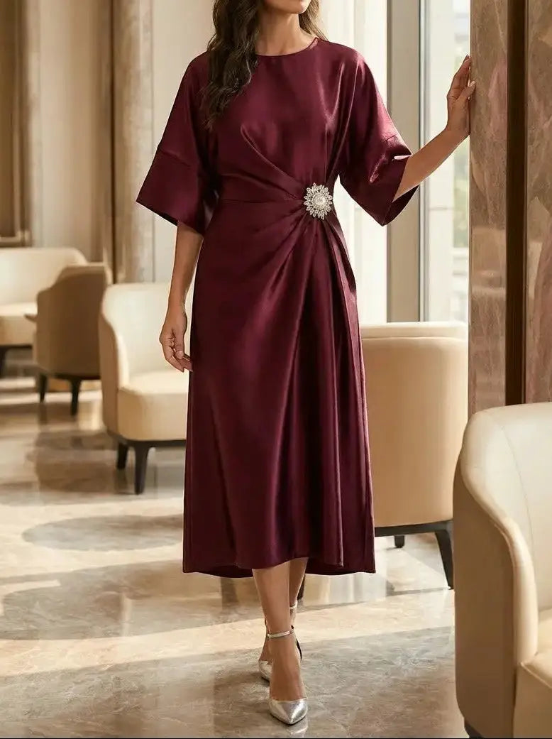 Celestine — Luxurious Shine Maxi Dress With Elegant Long Formal Evening Design