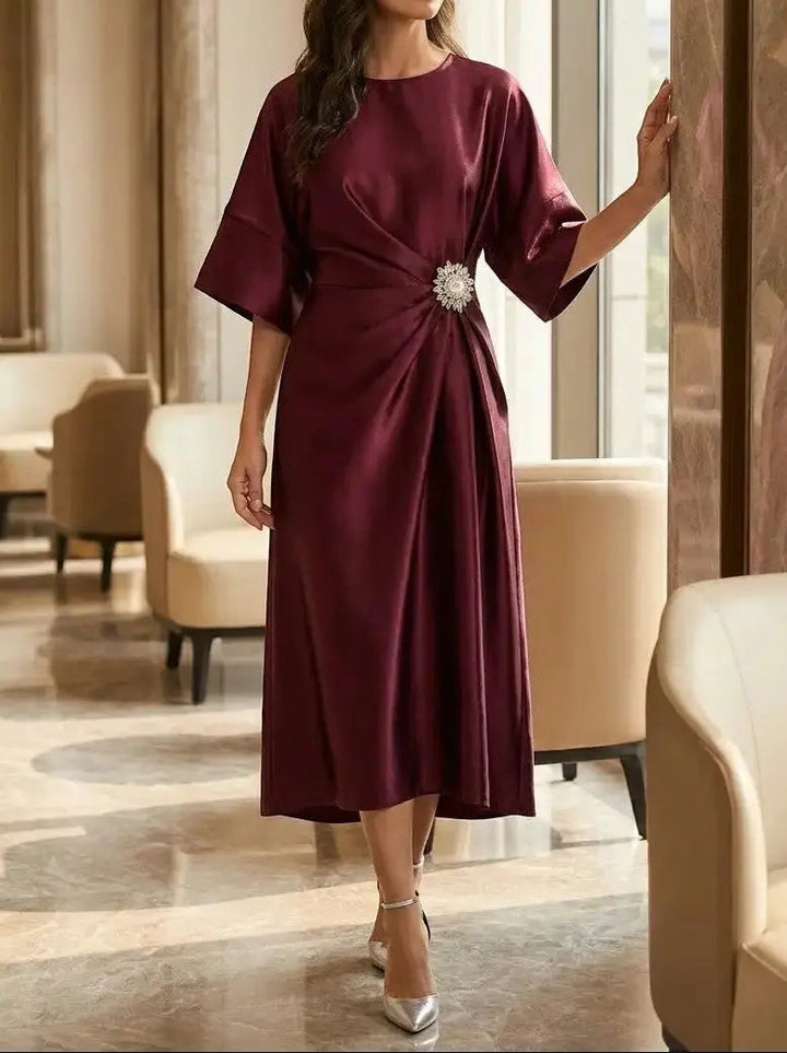 Celestine — Luxurious Shine Maxi Dress With Elegant Long Formal Evening Design