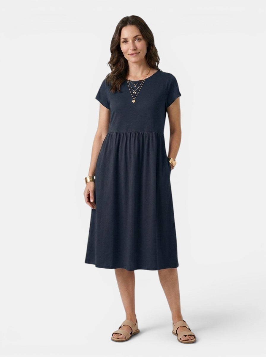 Beatrix — Soft Cotton Summer Dress With Relaxed Fit For Casual Everyday Wear