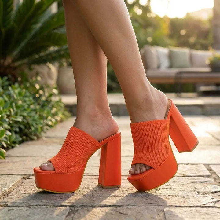 Cloudwalk — Soft Cushioning Platform Sandals With Lightweight Comfortable Summer Design