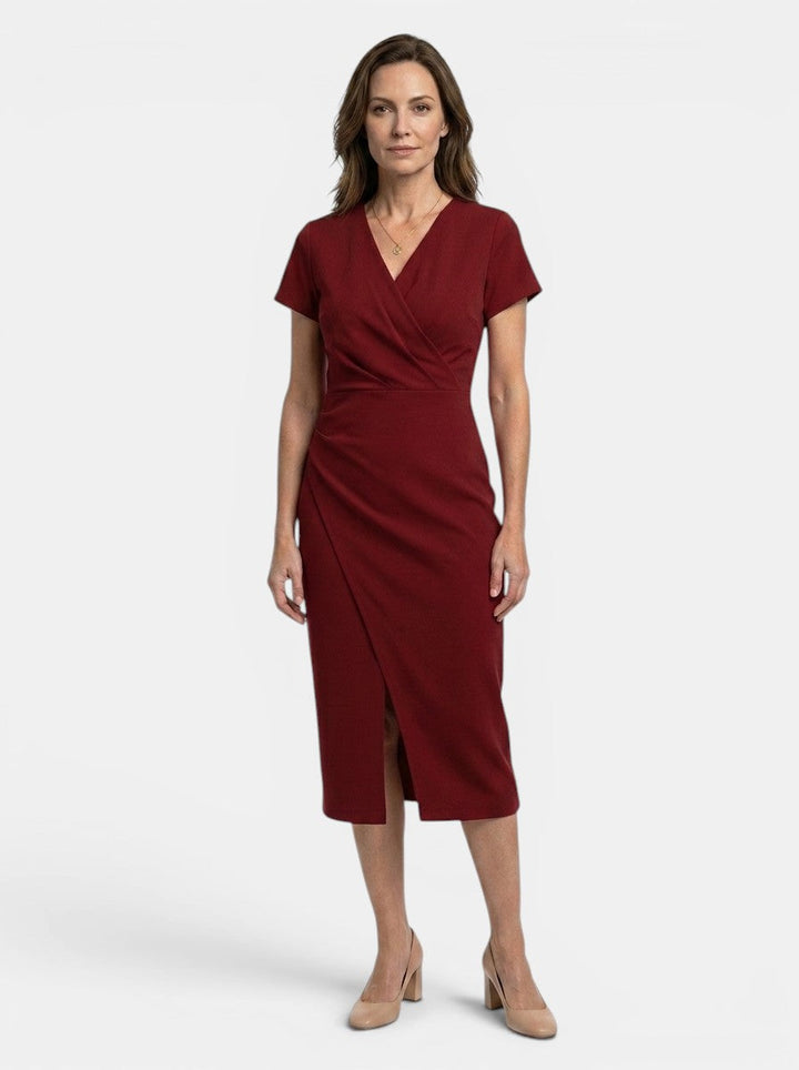 Marisha — Vibrant Cotton Maxi Dress With Flowing Wrap Style Summer Design