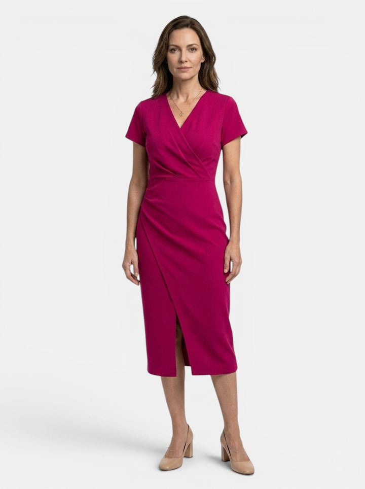 Marisha — Vibrant Cotton Maxi Dress With Flowing Wrap Style Summer Design