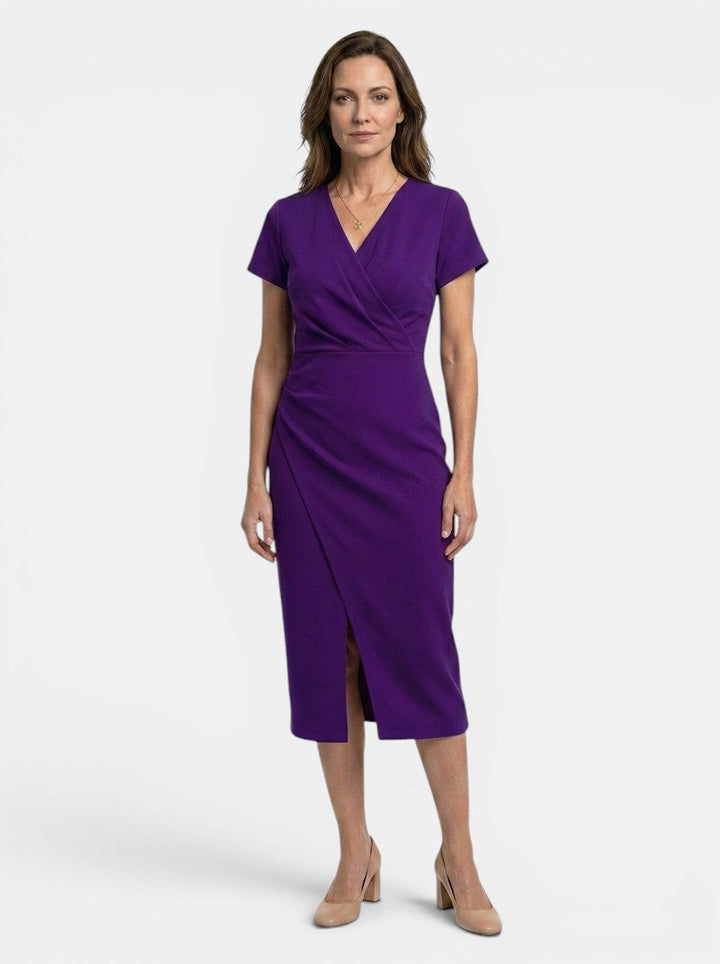 Marisha — Vibrant Cotton Maxi Dress With Flowing Wrap Style Summer Design