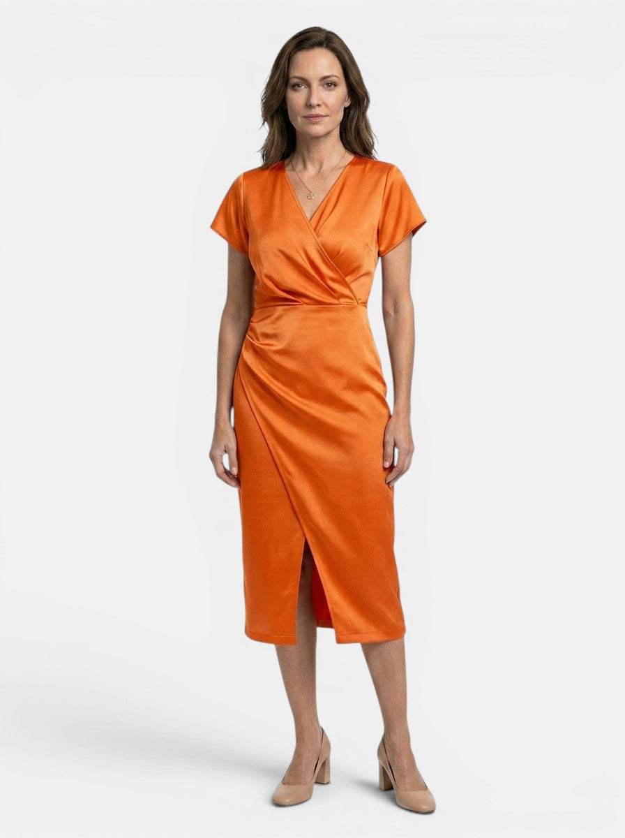 Marisha — Vibrant Cotton Maxi Dress With Flowing Wrap Style Summer Design