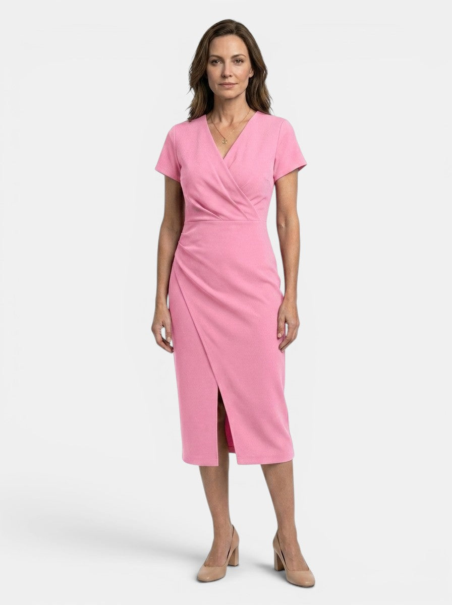 Marisha — Vibrant Cotton Maxi Dress With Flowing Wrap Style Summer Design